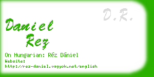 daniel rez business card