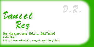 daniel rez business card
